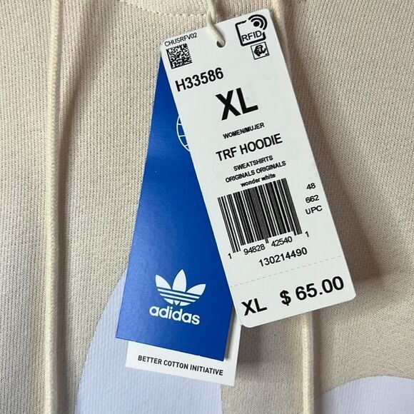 NWT Adidas Hooded Sweatshirt- Size XL - Picture 4 of 11